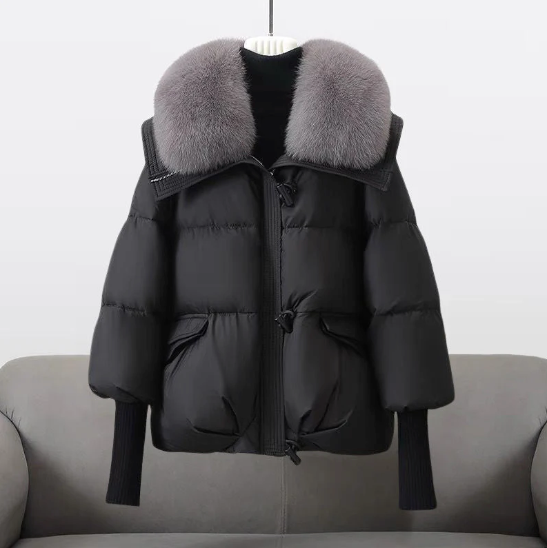 Elle™️-Glam Puffer Jacket